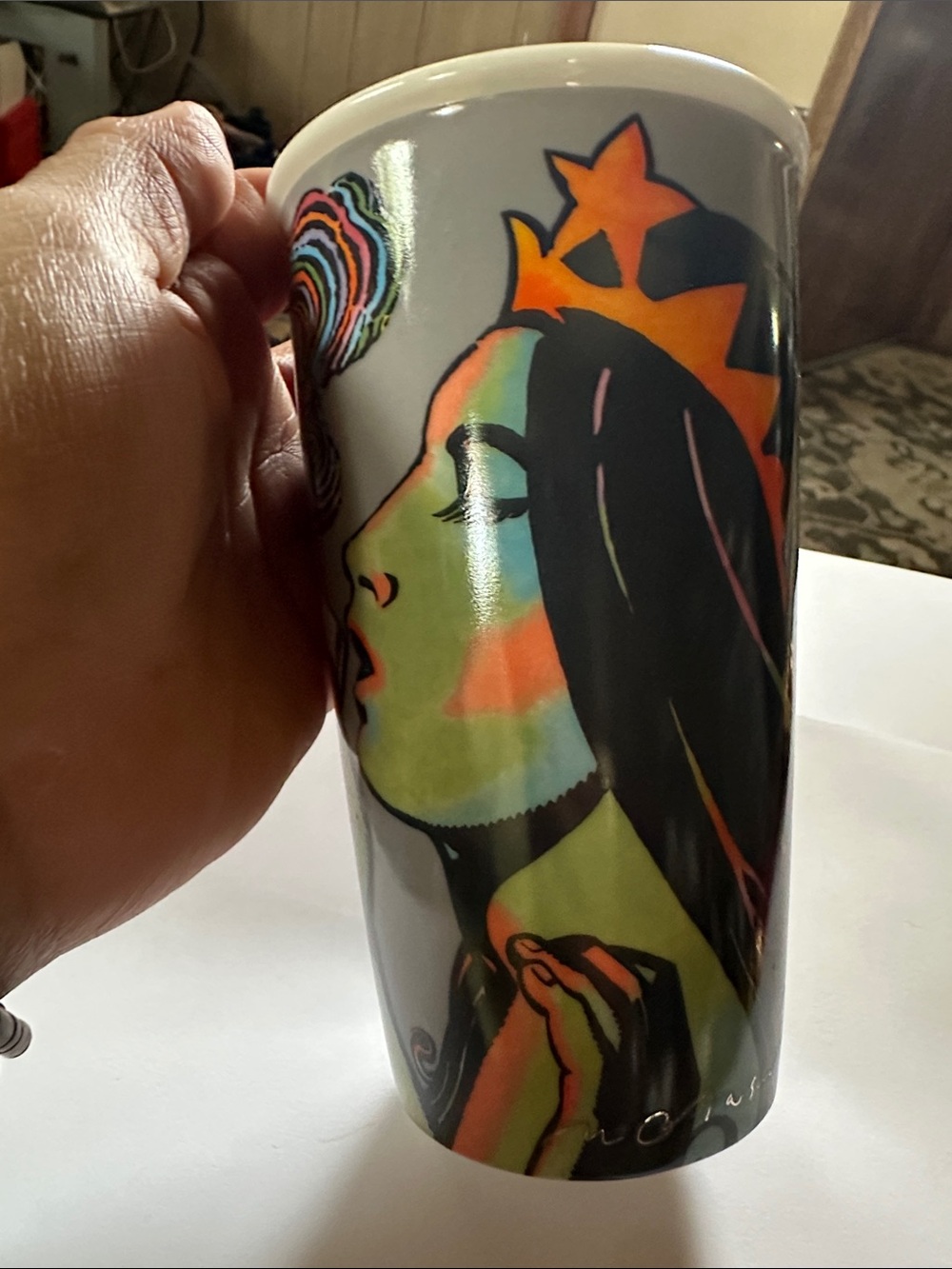 Starbucks White Ceramic Mug